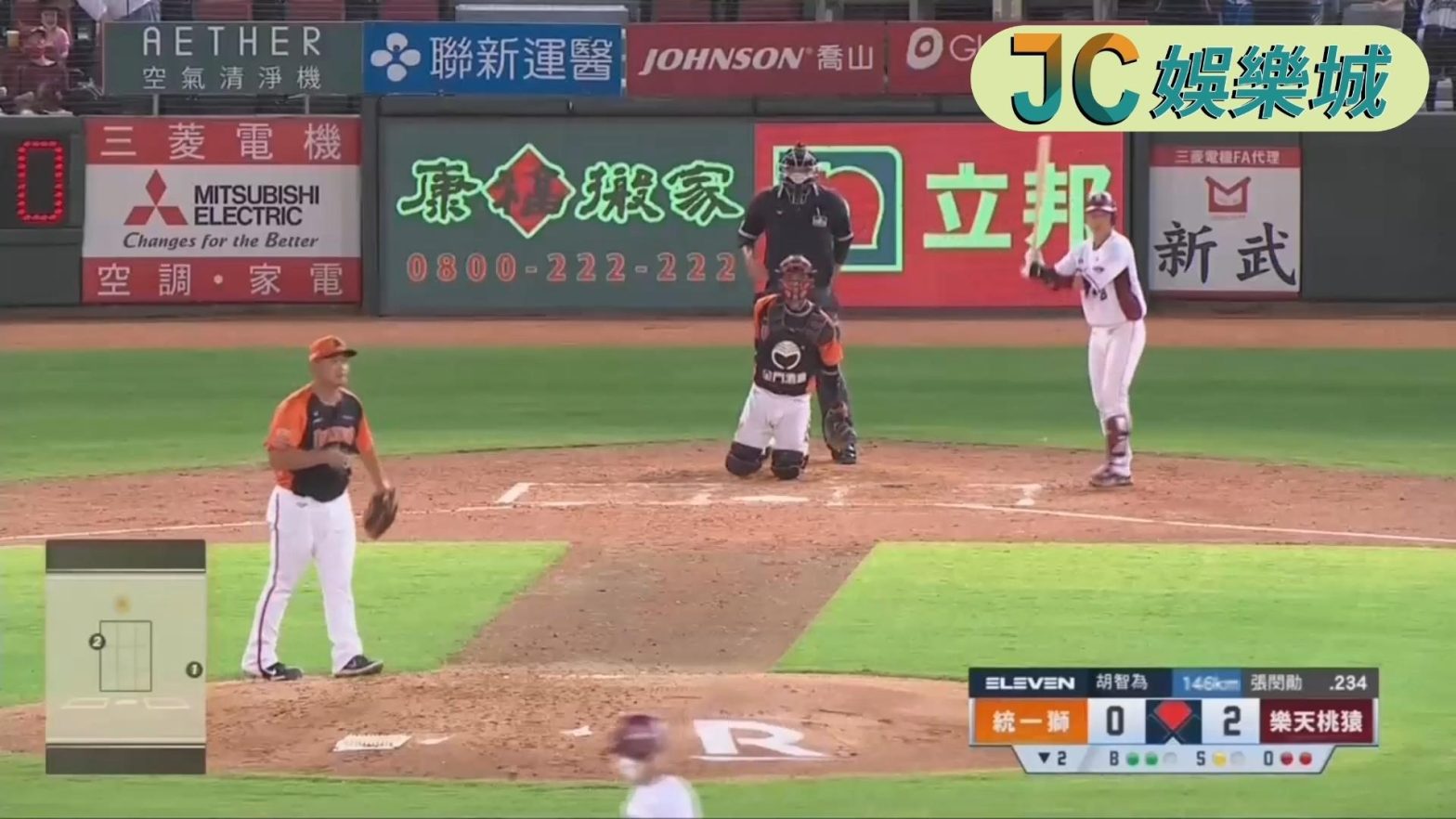 CPBL 中華職棒 統一獅 vs 樂天桃猿